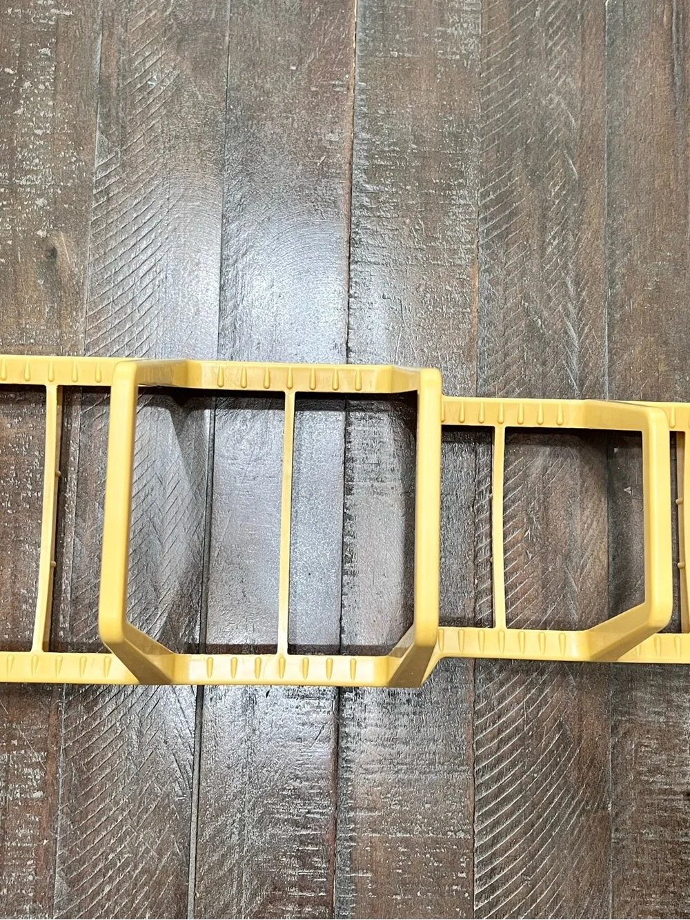 Vintage Rubbermaid Cabinet Organizer Harvest Gold Pot Lid Rack